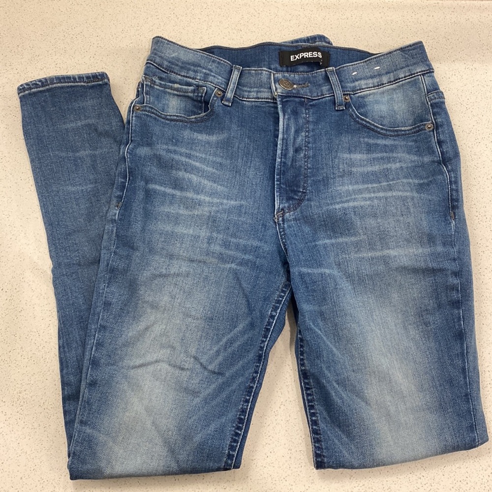 Express stretch+ perfect denim skinny jeans